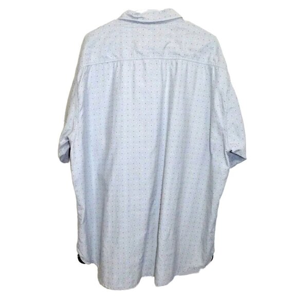 Steve's Jeans 3X gray short sleeve button down collared shirt - Picture 3 of 5